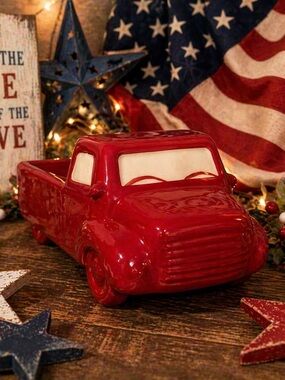 Rae Dunn USA Red Truck